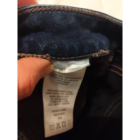 Joe's Jeans Womens Size 31 Medium Wash Skinny Jeans Stretch Denim - Picture 5 of 10